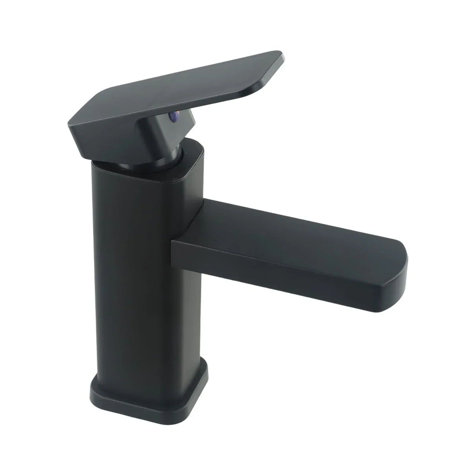 Bateria zlewozmywakowa łazienkowa Farba korozyjna Czarne części Rdza Kwadratowy kran mono 1 szt. umywalkowa zapobiegająca odciskom palców