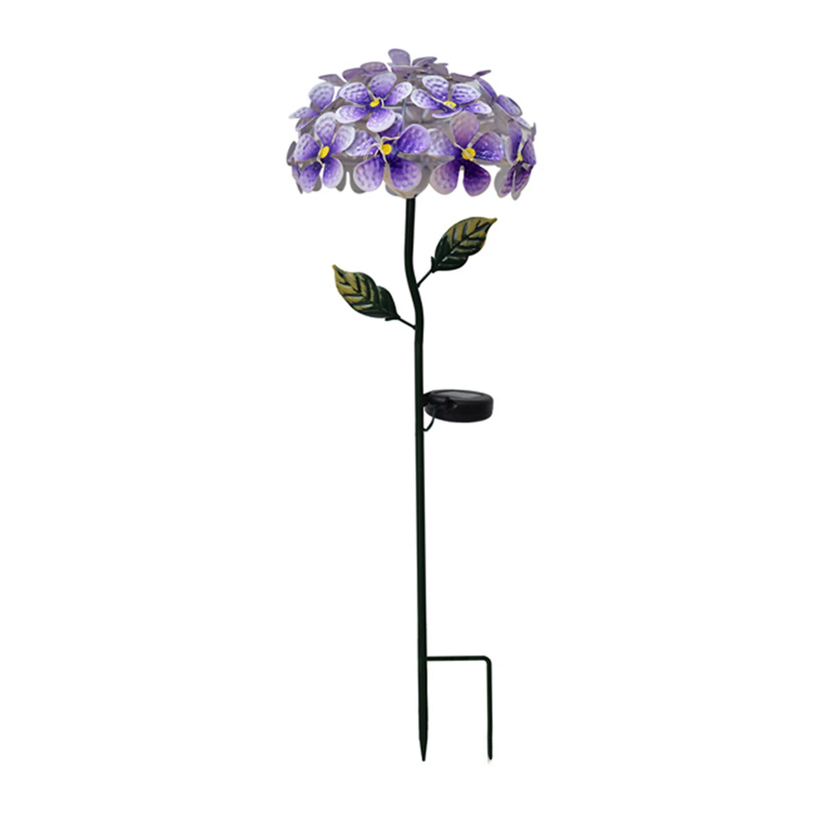 

Easy Install Photosensitive Artificial Balcony Garden Decoration Hydrangea Shaped Outdoors Art Craft Solar Lights Waterproof