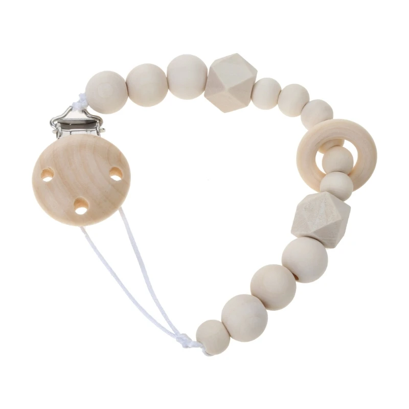 Безопасный деревянный прорезыватель для младенцев соска-пустышка зажим сосков