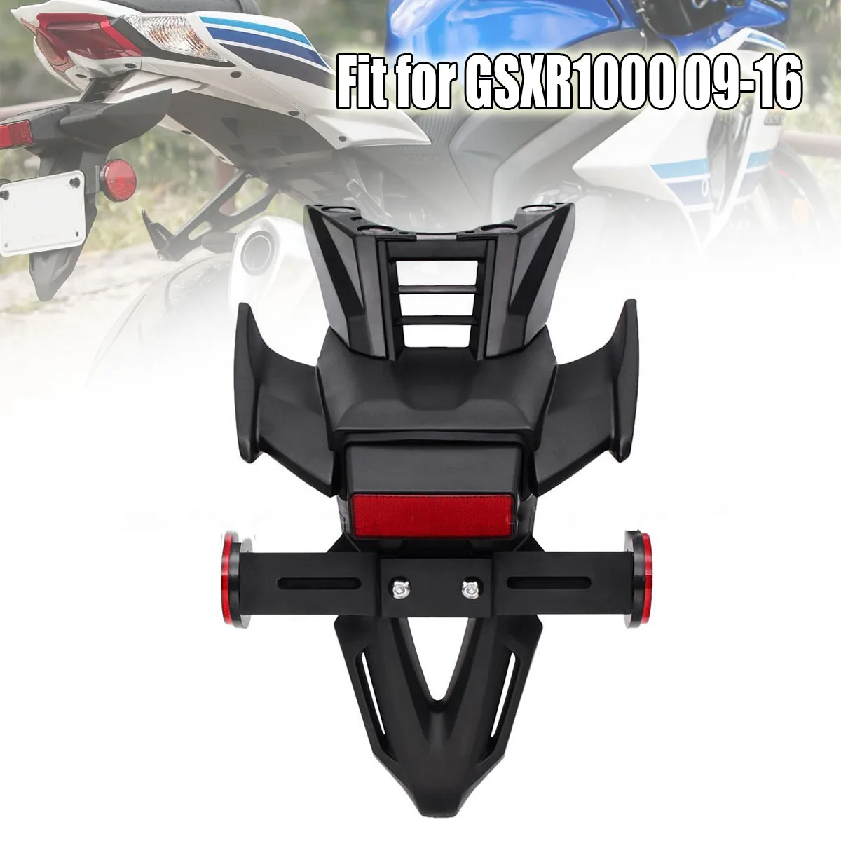 

Подходит для Suzuki GSXR1000 2009-2016 K9, брызговик для задней шины, отражатель номерного знака, брызговик GSXR 1000 GSX-R 1000 2010 2011