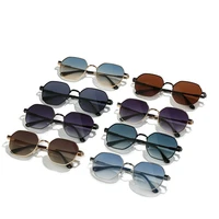 summer fashion metal round frame sunglasses polarized anti ultraviolet uv400 casual driver travel sunglasses for adultwomenmen