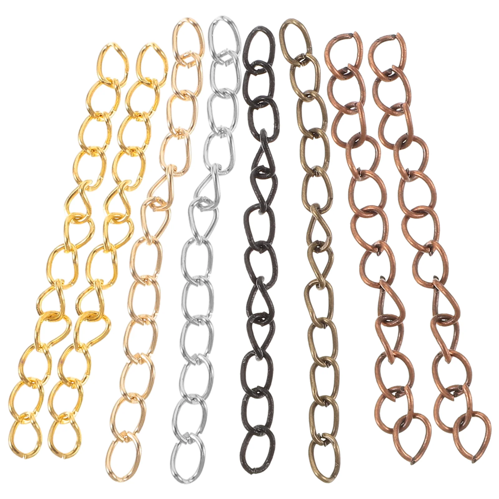 

Extender Chain DIY Necklace Supplies Extenders Multiple Necklaces Extension Chains Bracelet Jewelry Portable Trendy
