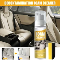 car interior cleaning foam cleaner car seat interior car cleaner auto leather clean wash maintenance surfaces foaming agent