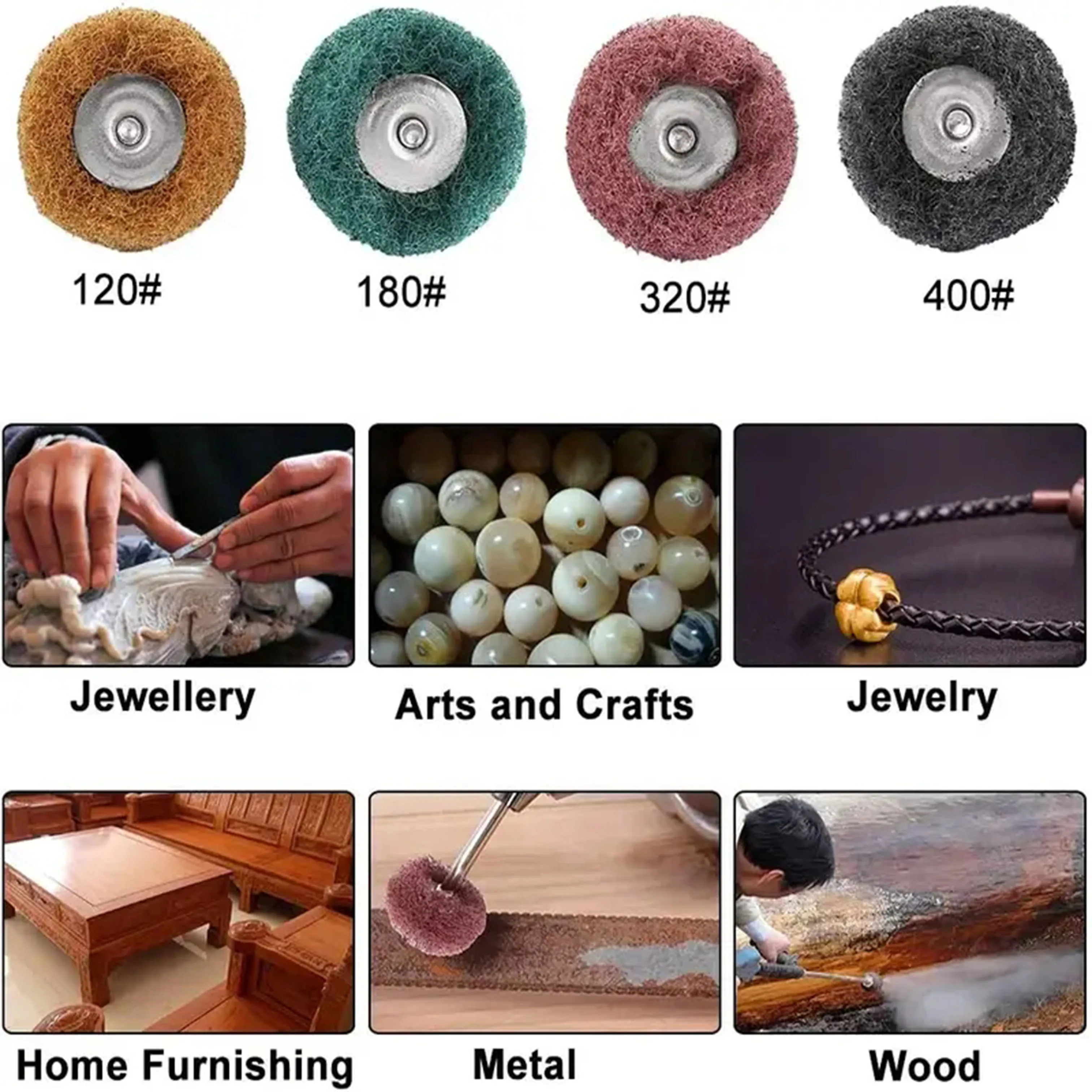 Абразивные диски 12/48 шт. профессиональная отделка 1 дюйм