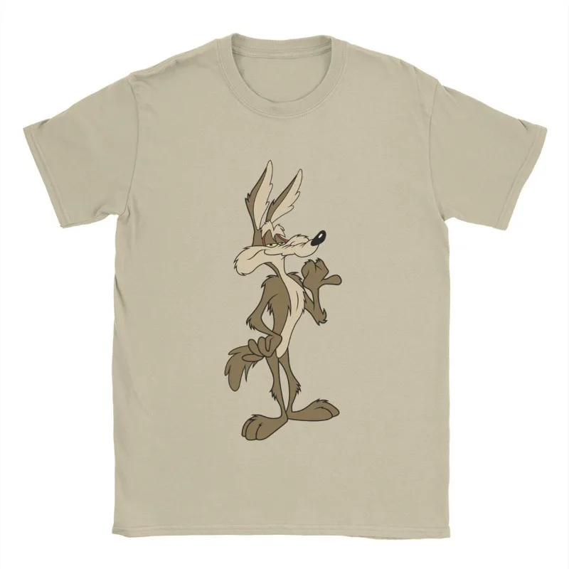 Фото Новая милая футболка с героями мультфильмов и аниме «Луни Тюнз», футболка с круглым вырезом из 100% хлопка, винтажная футболка с короткими рукавами и рисунком, подарочные топы №4