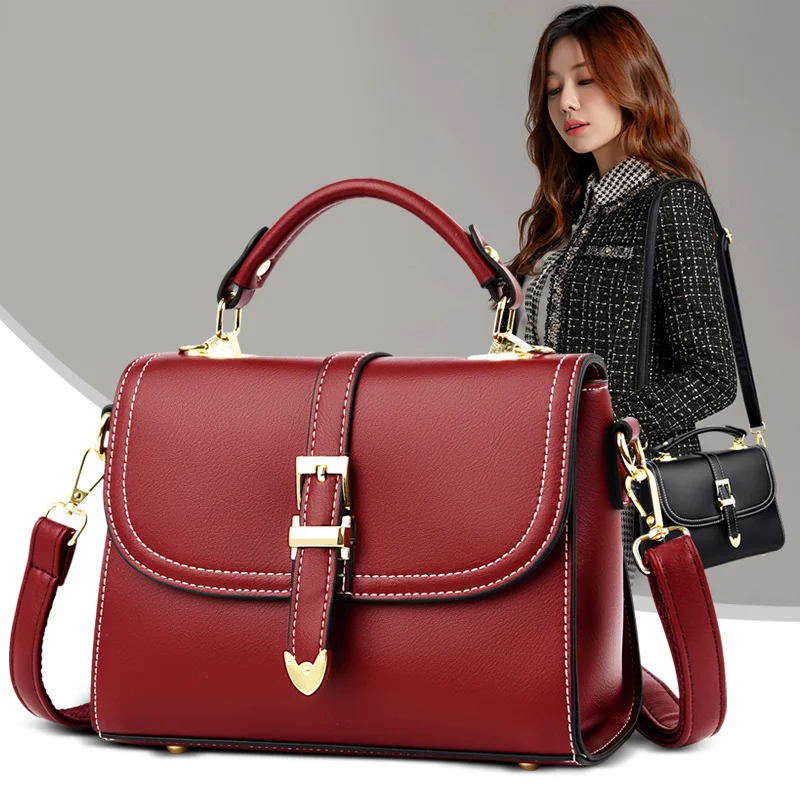 

Женские сумки на плечо в стиле ретро, повседневный мессенджер из искусственной кожи, винтажные дамские тоуты