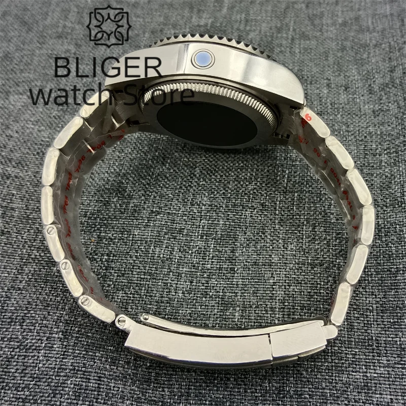 BLIGER 43 мм часы для дайвинга SEA мужчин NH35A автоматические механические наручные с
