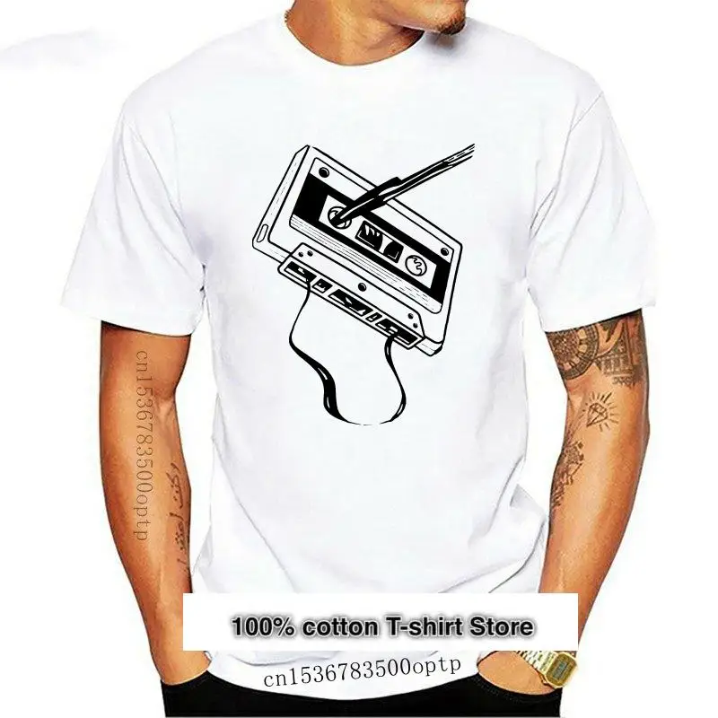 Camiseta clásica de Cassette Old Skool para hombre, camisa Retro de mezcla...
