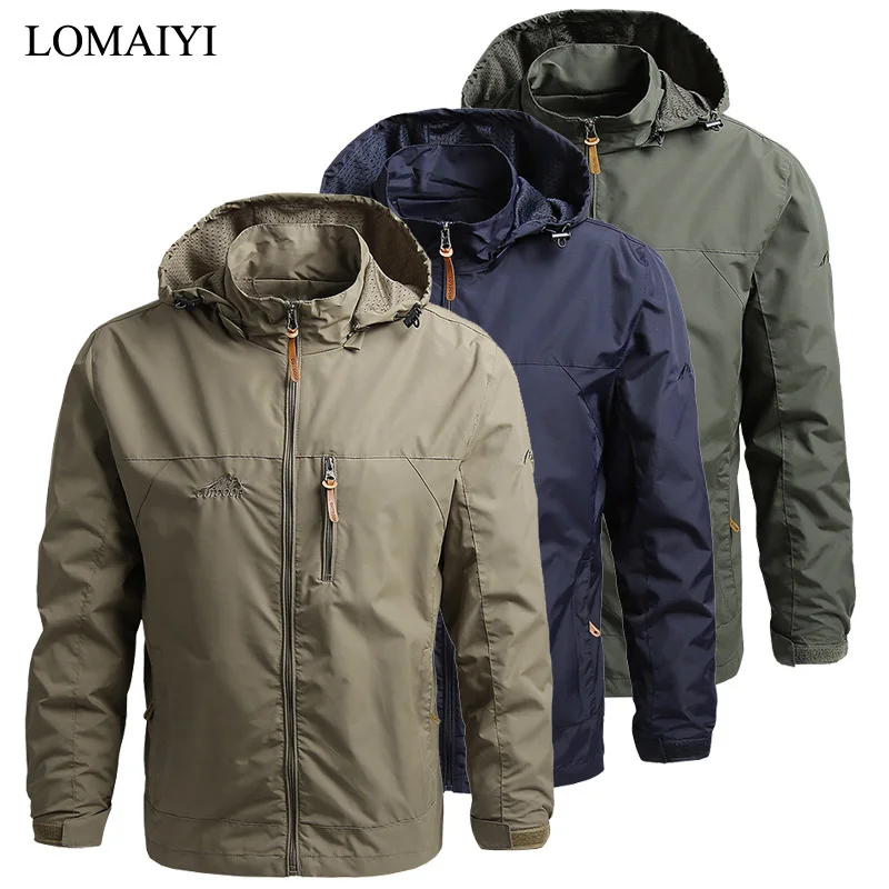 Ветровка мужская в стиле милитари пиджак одежда для работы и кемпинга большие