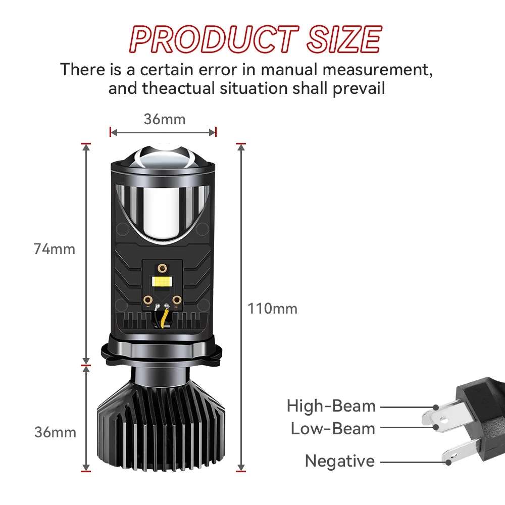 Лампа для фар ближнего и дальнего света 6500 лк к