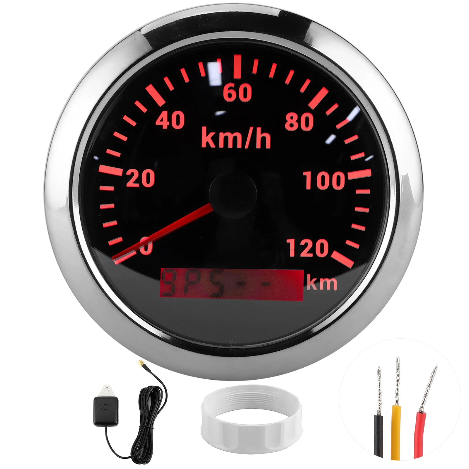 85 мм GPS 120 км/ч Спидометр Одометр для лодки яхты Подвесной Автомобиль Мотоцикл