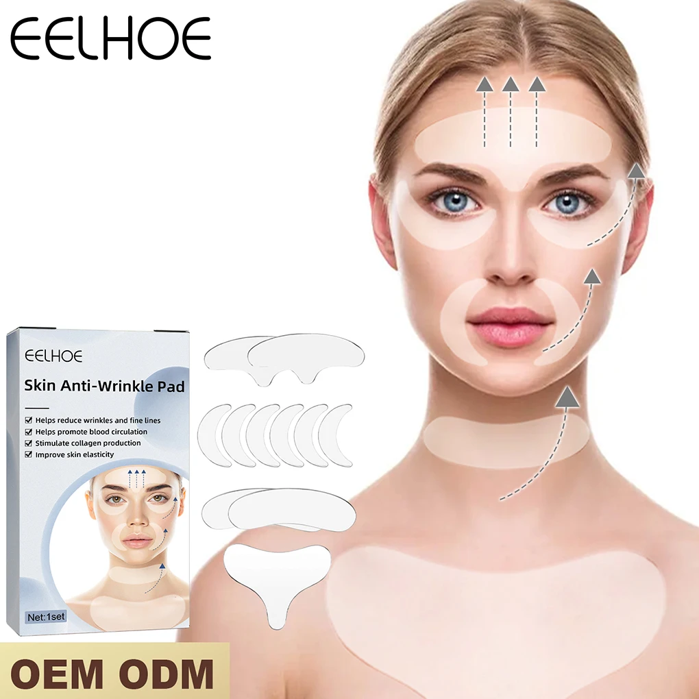 

Набор накладок EELHOE против морщин, Антивозрастные подушечки, косметические принадлежности