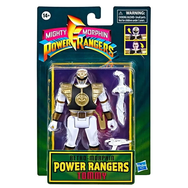 Фото Коллекционные фигурки Hasbro Power Rangers Retro-Morphin: Кимберли и Томми, игрушки, подарки №5