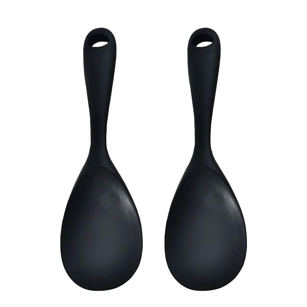 

Rice Spoon Paddle Serving Silicone Spatula Kitchen Spoons Stick Non Scooper Resistant Heat Scoop Korean Cooker Cooking Japanese