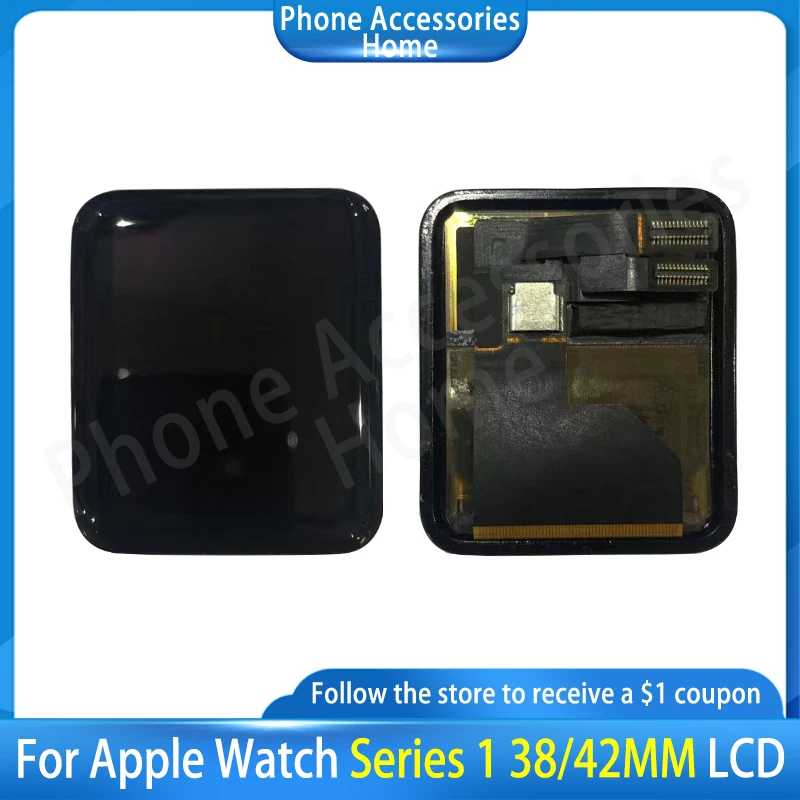 

Original screen for apple watch series 1 lcd touch screen oled display digitizer assembly iwatch substitution 38mm 42mm