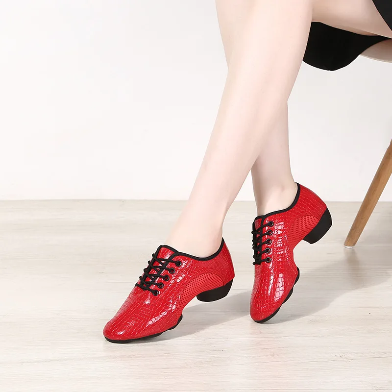 

Fashion Dance Shoes Women Latin Salsa Shoes Soft Sole Professional Jazz Tango Shoes for Dancing Lady Indoor Sneakers Ballroom