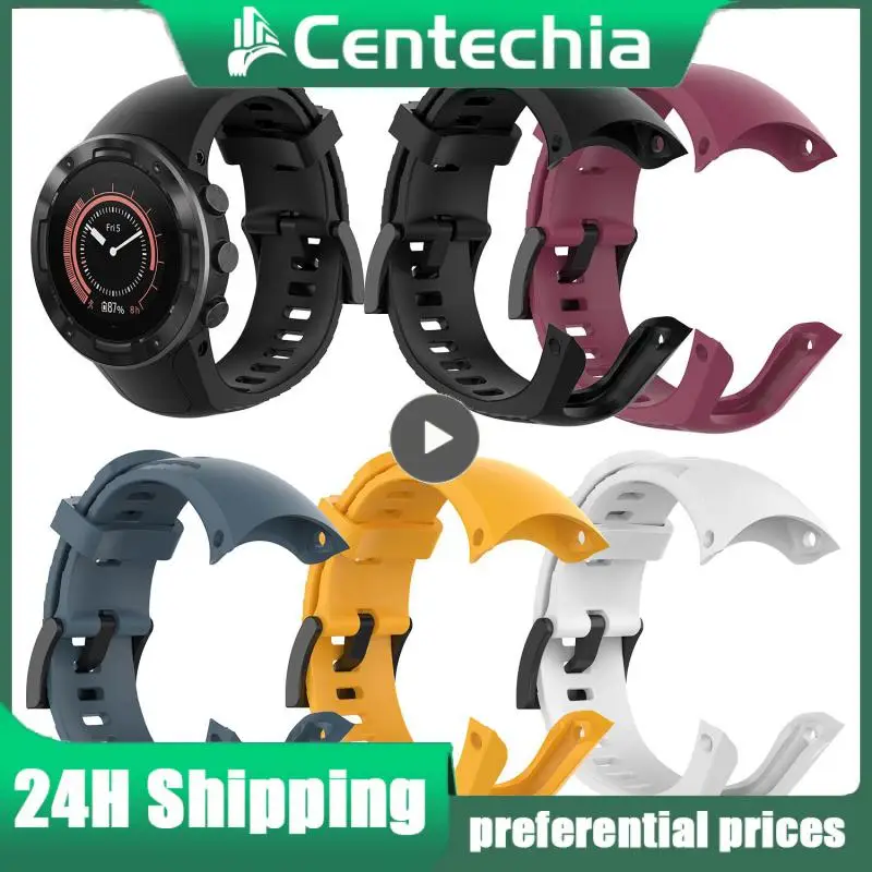 

Silicone Strap Replacement For Suunto 5 Watch Band Fitness Band Wristband For Suunto 5 Outdoor Sport Smart Watch Bracelet