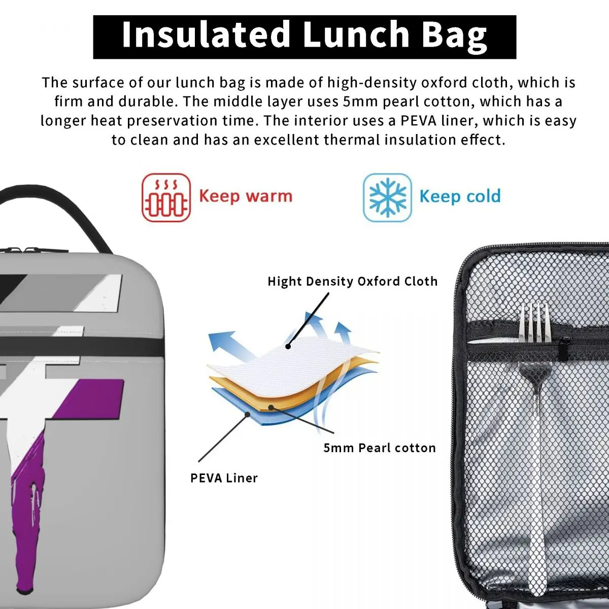 Термосумка для обедов отелей Контейнер еды портативный тоут Ланч-бокс пакеты