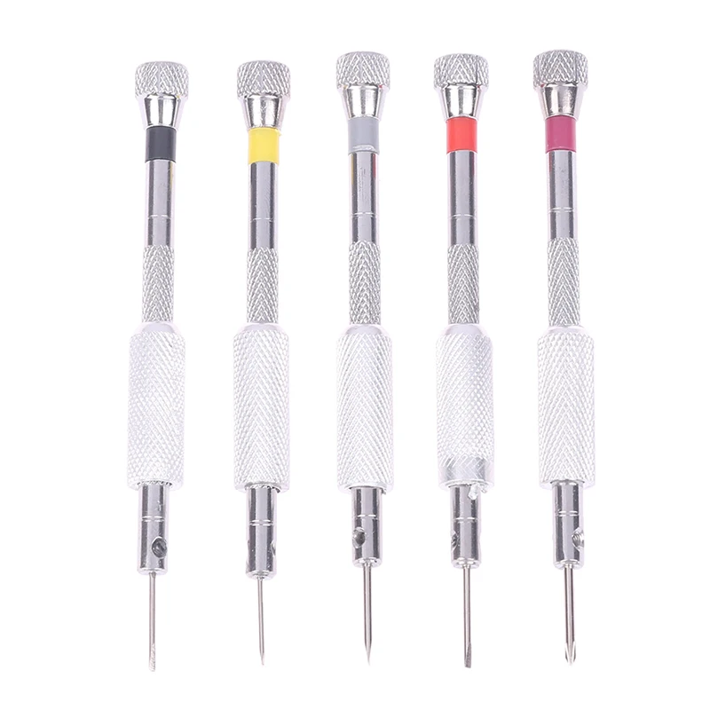 

Band Removal with Mini Link Pins Watchmaker Portable Tools 1/5pcs 0.8-1.6mm Steel Screwdriver for Watch Repairing