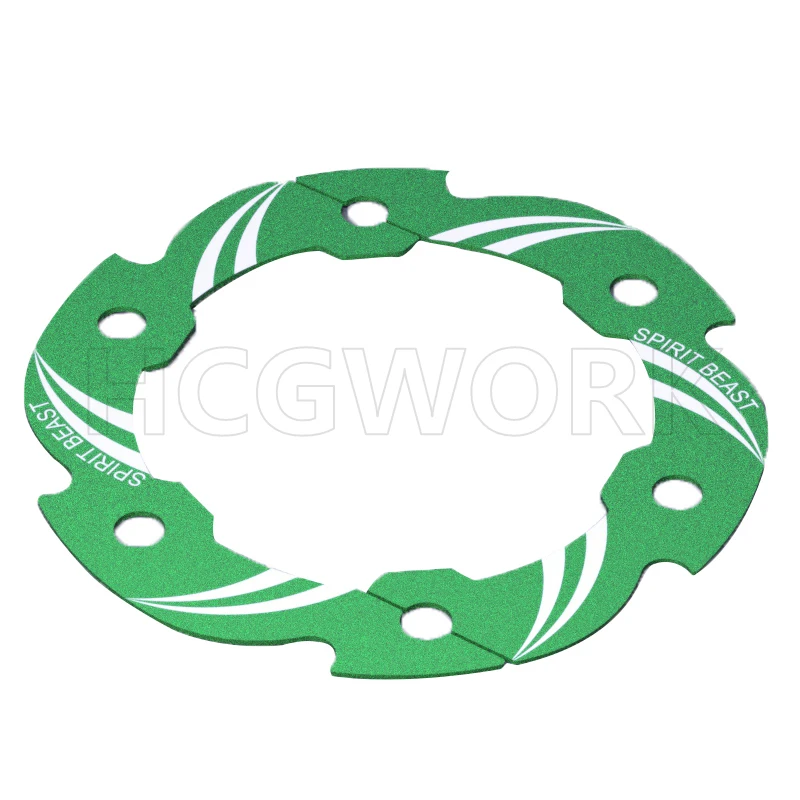 

Motorcycle Rear Gear Chain Rear Blet Drive Cover Decoration T6 Aluminum Modified Parts for Kawasaki Ninja400 Z400