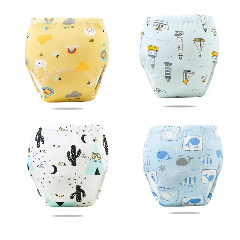 Детские штаны для приучения к туалету подгузники нижнее белье с героями