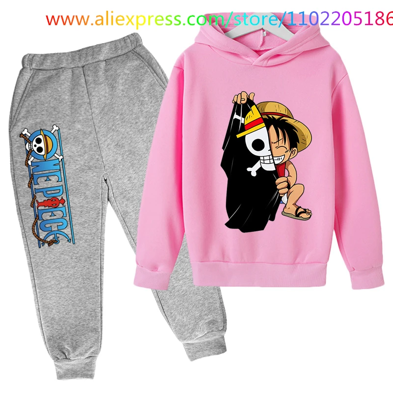 Новинка аниме цельный Луффи унисекс хип-хоп худи Детские свитшоты манга одежда