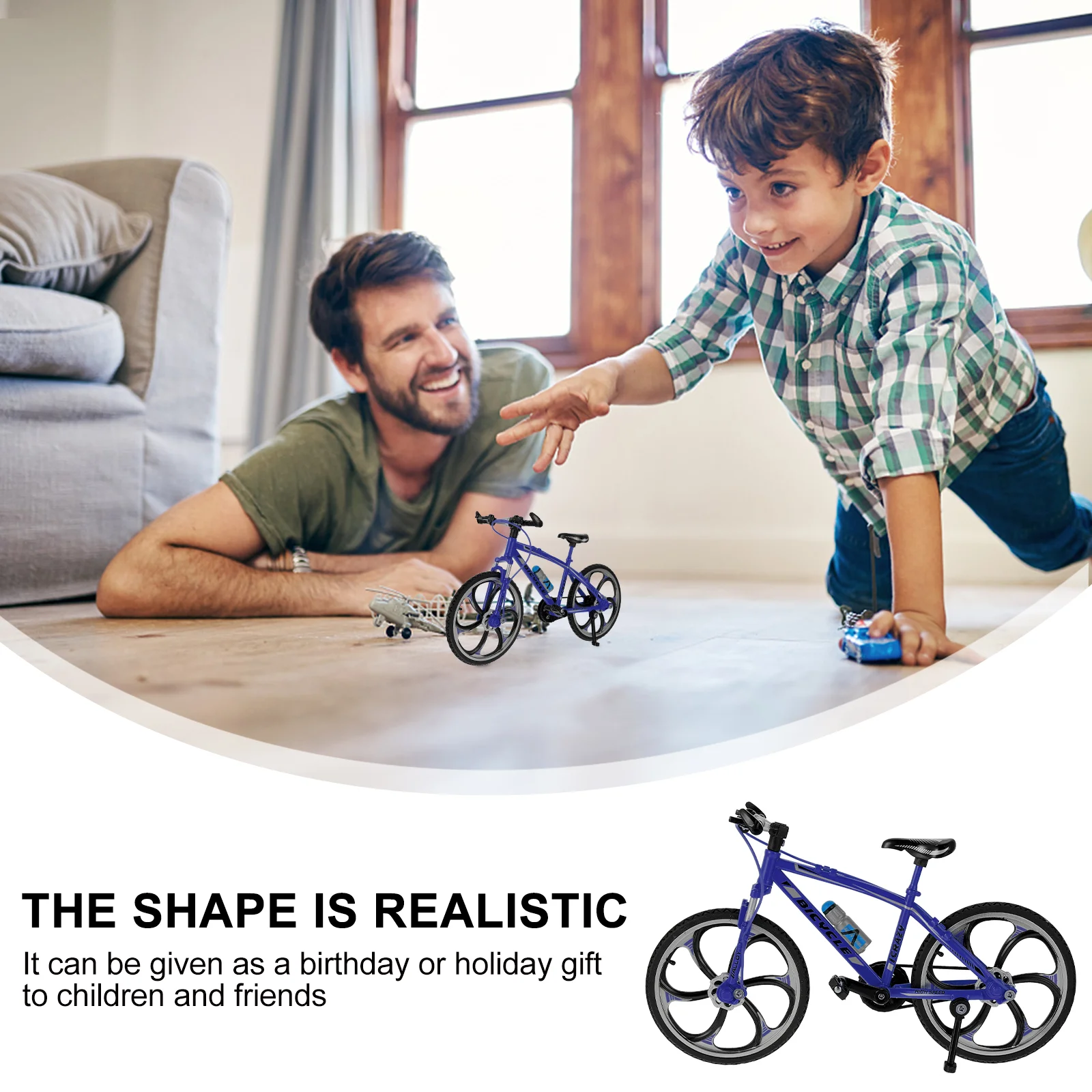 Пальцевой велосипед настольный спортивный реквизит игрушка-электрический