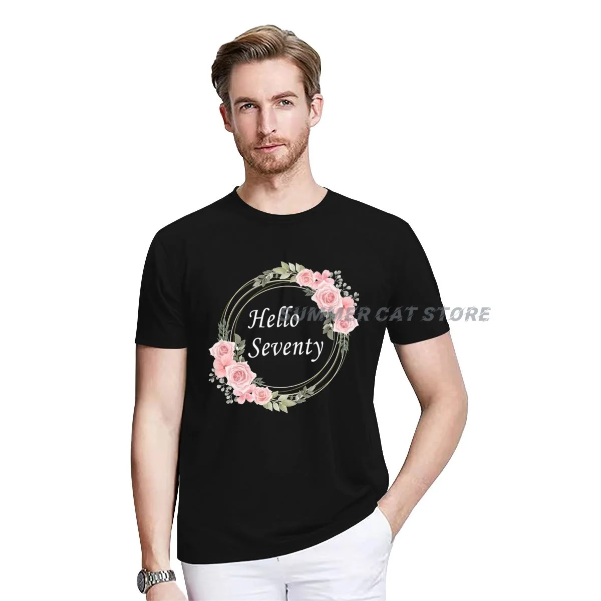 

Hello Seventy Happy 70th Birthday Gift 1952 T-Shirt