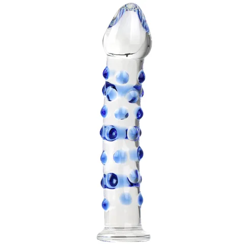 Female Masturbator G-spot Erotic Anal Butt Plug Realistic Dildo Large Penis Crystal Glass Dildos  Sex toys for Woman