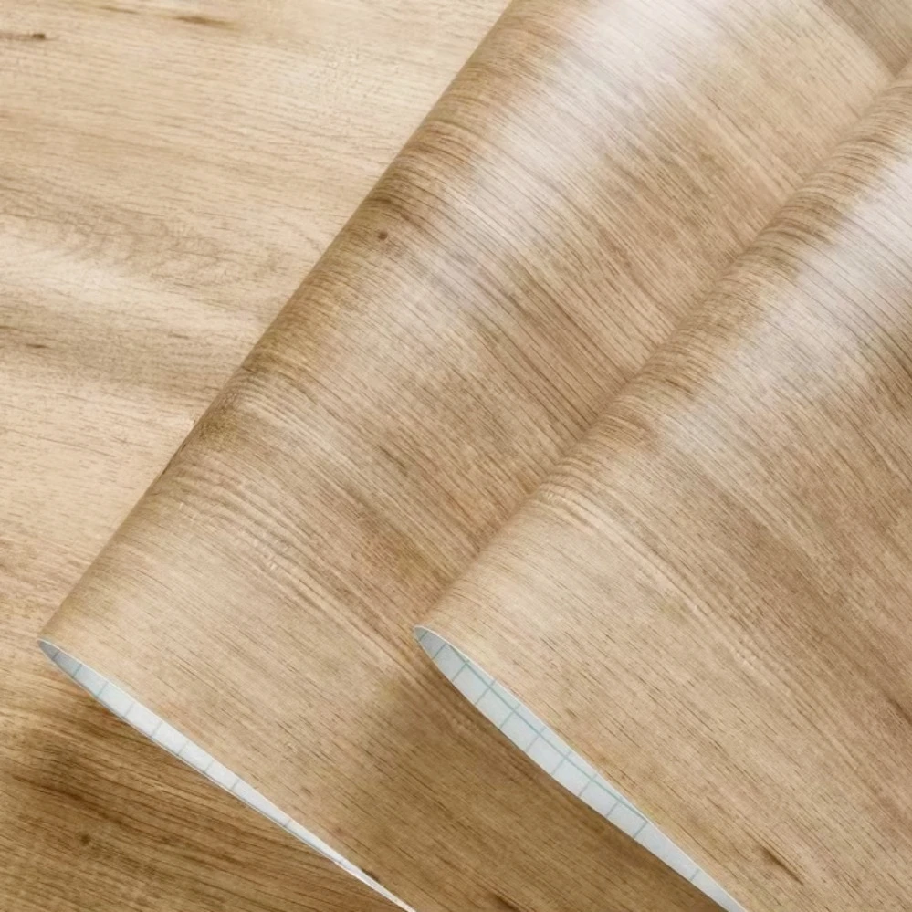 

Wood Grain PVC Stickers for Wardrobe Cupboard Table Waterproof Self Adhesive Wallpaper Home Decor Removable DIY Contact Paper
