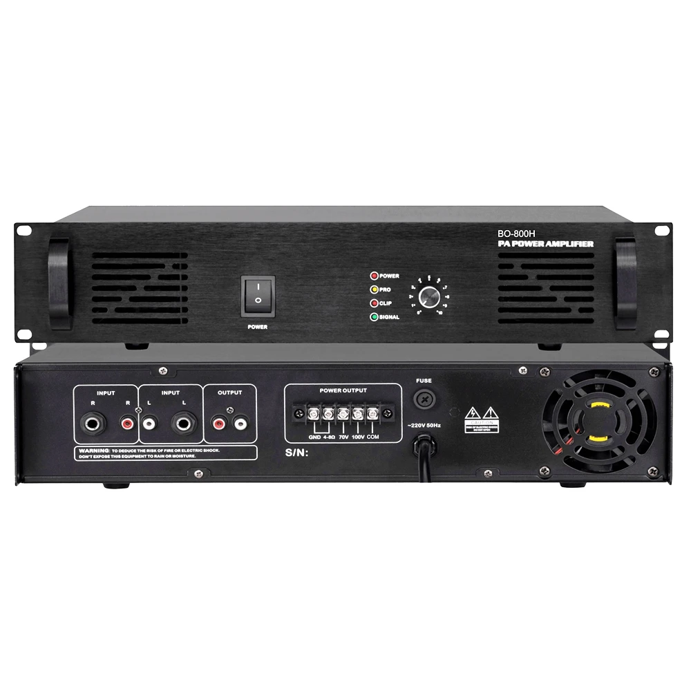 

BO-800H 60W 100V Professioanl Didital mp3 player Public Address Power Amplifier