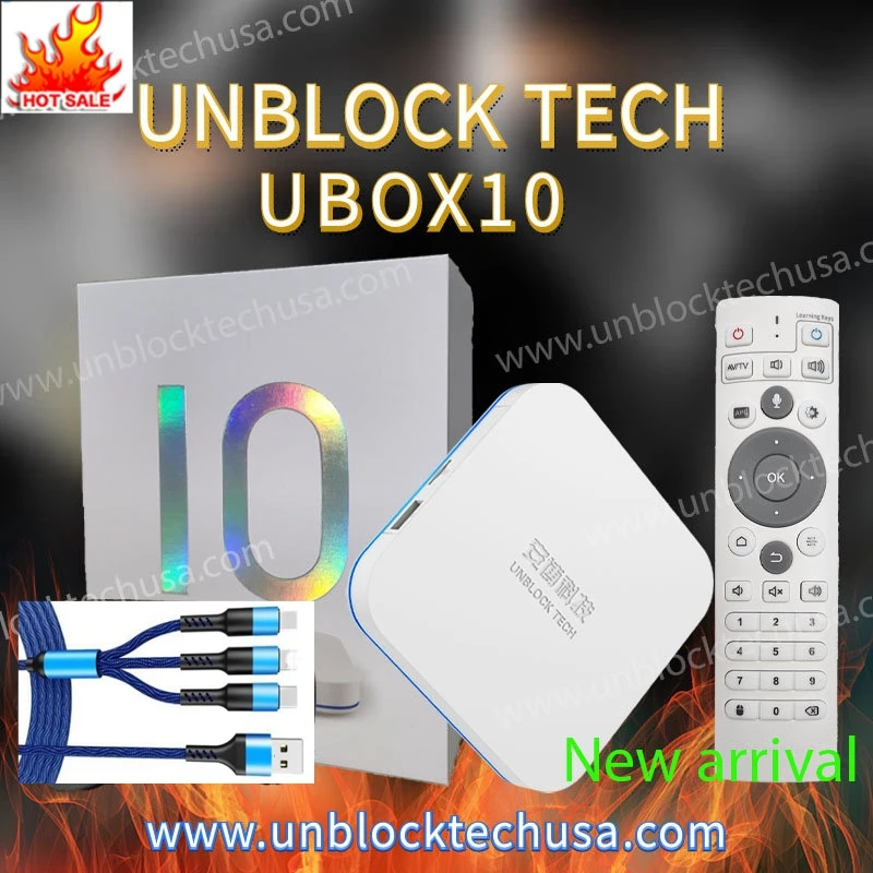 2023 Unblock tv box Singapore Unblock Tech UBOX10 PRO Asia best set top box Korea Japan Oversea Chinese US CA stable and smooth