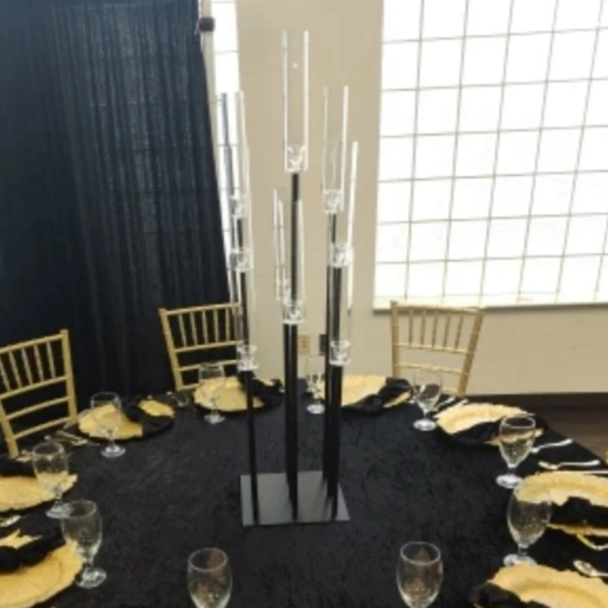 2 шт./10 шт. черный подсвечник с 4/5/6/8 подлокотниками для вечеринки в честь Хэллоуина