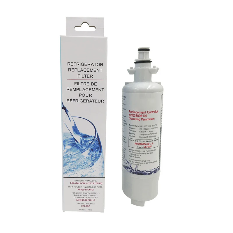 For LG LT700P Refrigerator Water Filter Replacement For ADQ36006101, ADQ36006102,ADQ75795103,RWF1200A,Kenmore 9690, AGF80300801