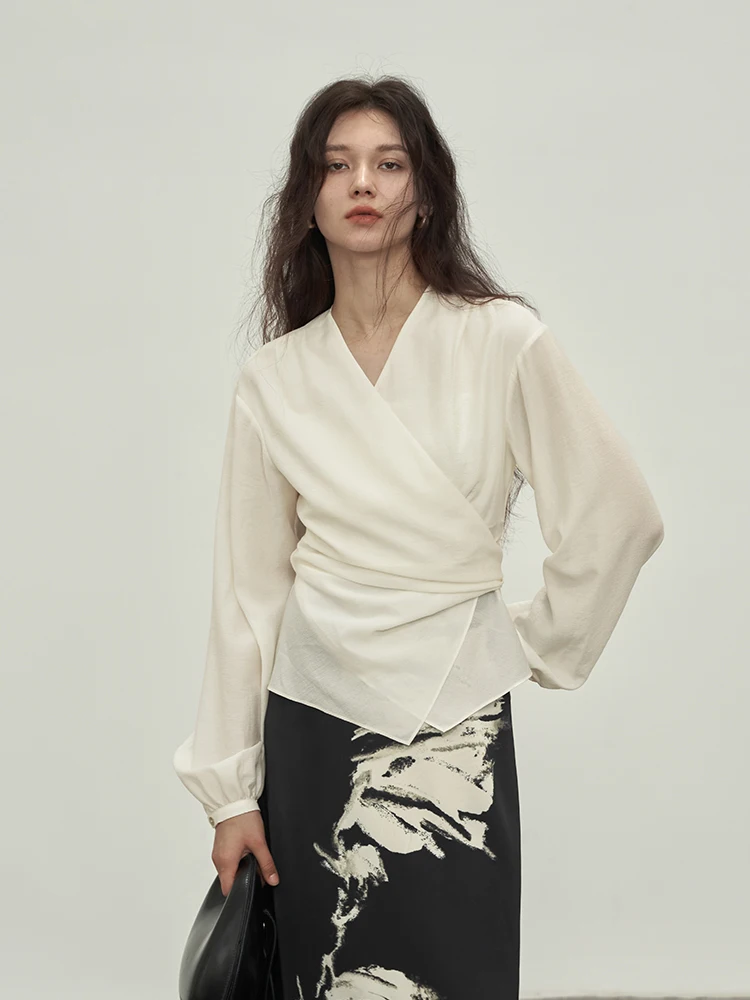 Hecd [Поэтические рубашки] Фарфоровые белые новые универсальные