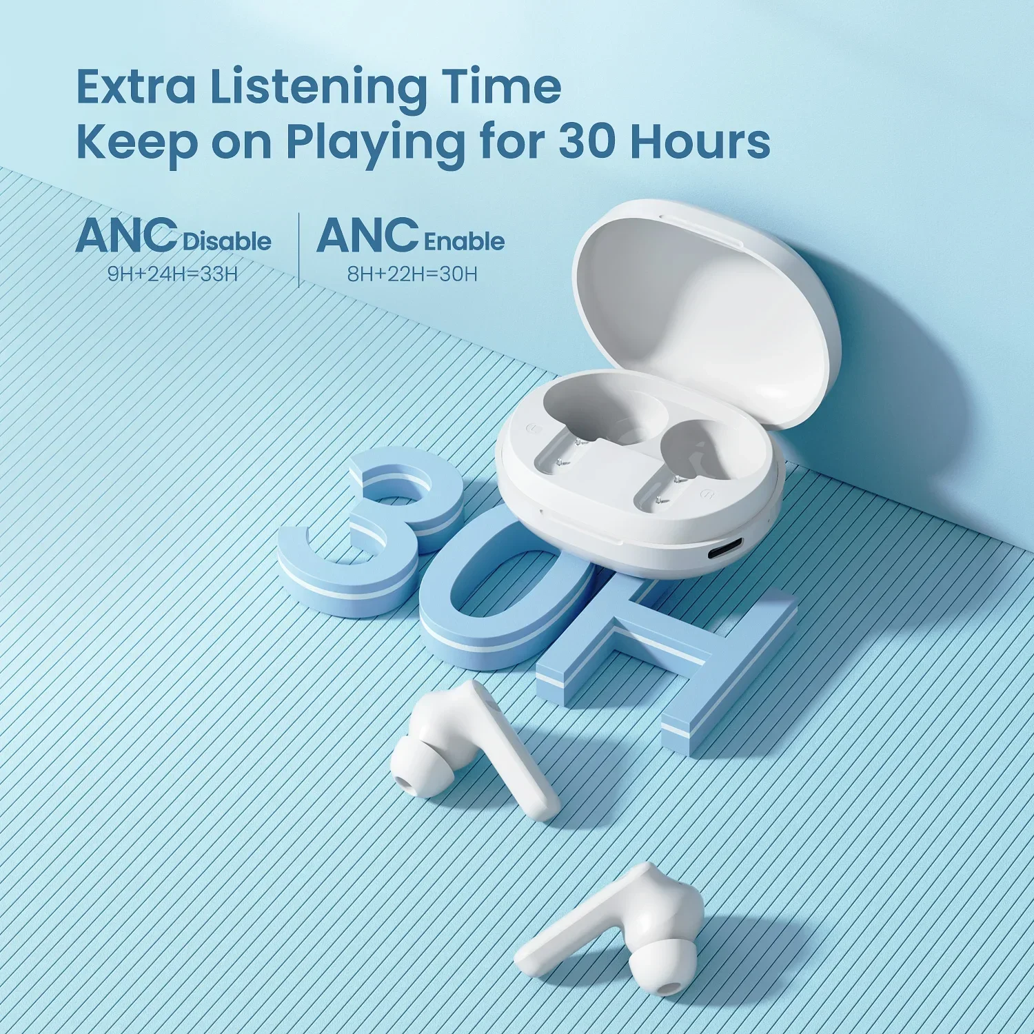 HAYLOU MoriPods ANC TWS Беспроводные наушники BT5.2 Наушники с сенсорным управлением 30H