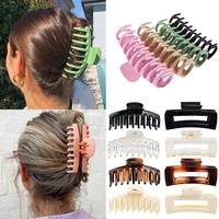 2022 new ponytail extra large claw clip women girls korean solid crab barrettes thick hair headwear accessories %d0%ba%d1%80%d0%b0%d0%b1%d0%b8%d0%ba %d0%b4%d0%bb%d1%8f %d0%b2%d0%be%d0%bb%d0%be%d1%81