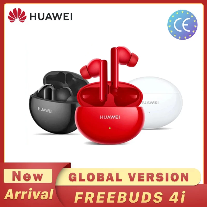 Huawei-auriculares inalámbricos FreeBuds 4i versión Global, cascos con reducción activa de ruido y llamadas, Bluetooth 5,2, carga tipo C