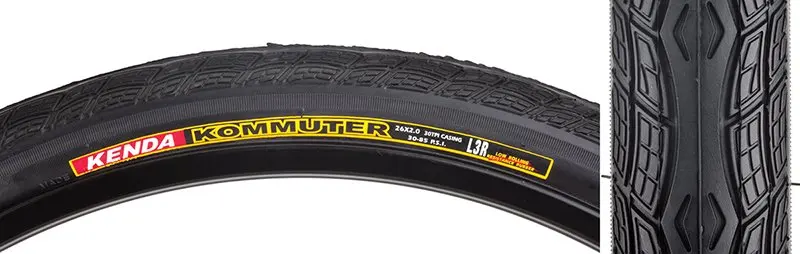 

Tires Sunlt 26X2.0 Bk/Bk K1045 Komuter
