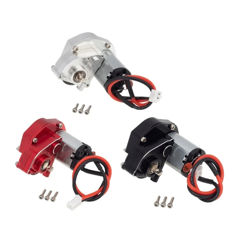 

1/24 RC Car Metal Transmission Gearbox Motor- Assembly for Axial SCX24 90081 RC Model Car Dropship