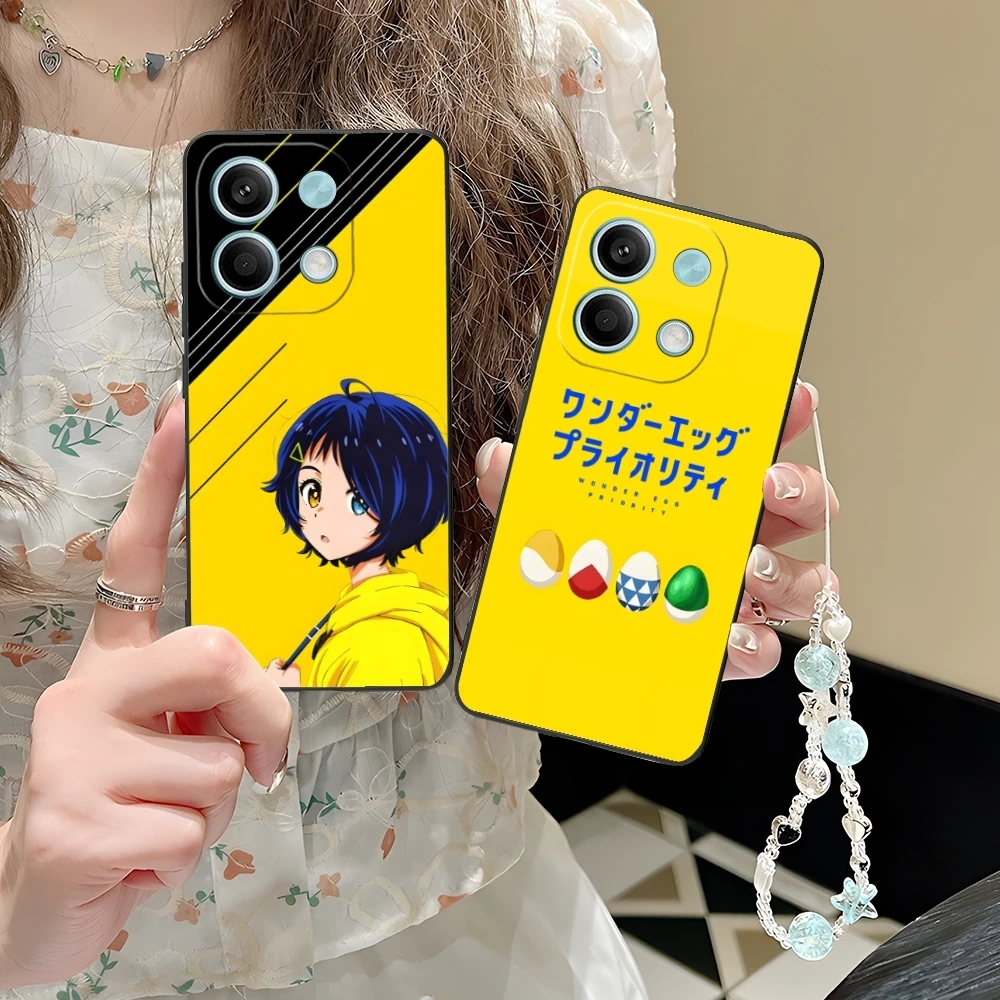 Чехол для мобильного смартфона Wonder Egg Xiaomi POCO M6 M5 M4 M3 X6 X5 X4 X3 F6 F5 F4 F3 F2 C40 Pro GT 5G черный