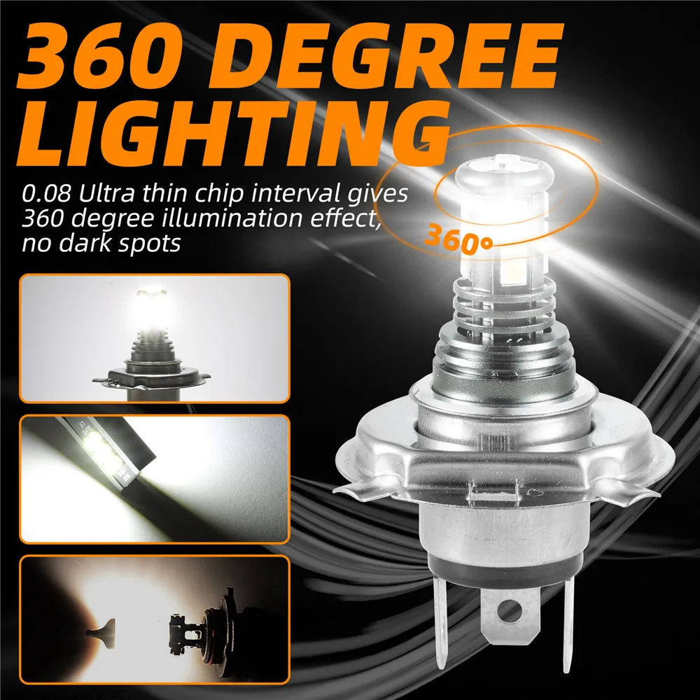 

Driving Lamp Plug & Play H4 H7 H11 9006 100w 6500k 3030 Car Fog 320 Degree Lighting Anti-glare Led Fog Light Car Accessories