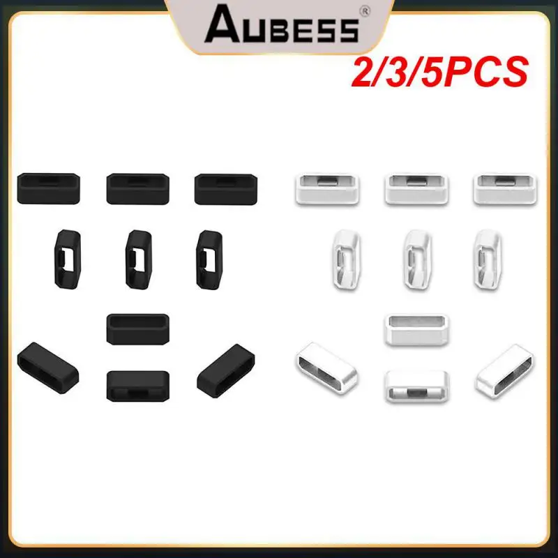 

2/3/5PCS 26/22/20mm Watch Fixed Ring Comfortable Watch Replacement Rubber Super Light Weight Soft Watch Band Keeper Loop