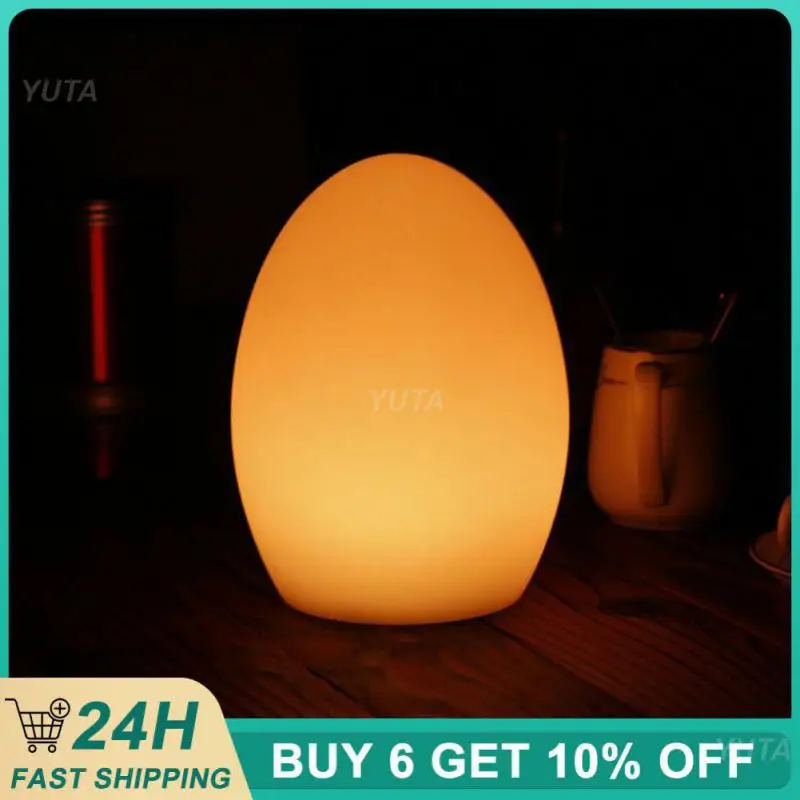 

Bar Table Lamp Egg Shape Baby Feeding Sleeping Eye Protection Decoration Home Led Night Lights Usb Rechargeable Rgb Pat Light