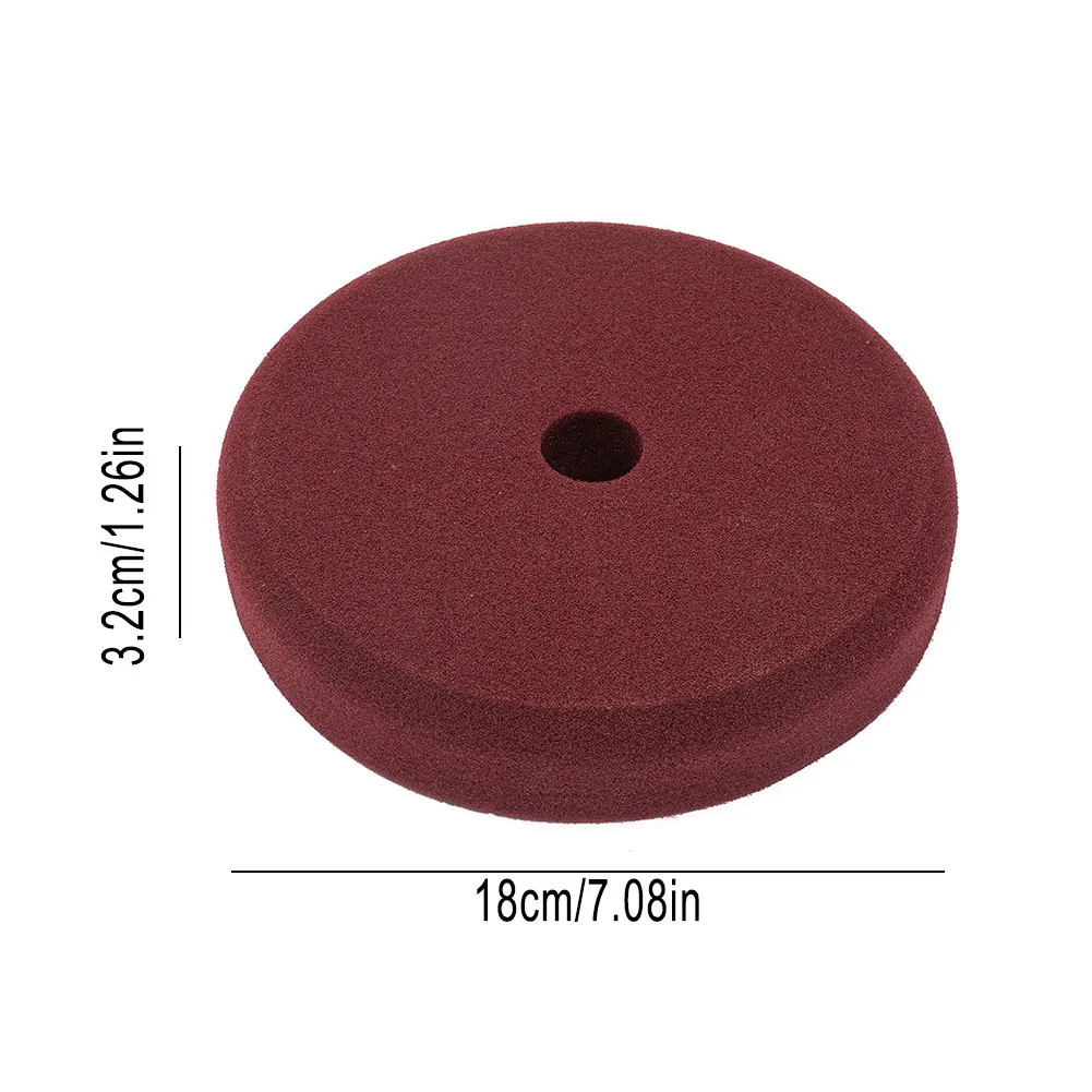 

3 Pcs Sponge Polishing Pads Buffing Wheel 7inch Sanding Disc M14 Thread Adapter For Car Waxing Electric Polisher Accessories