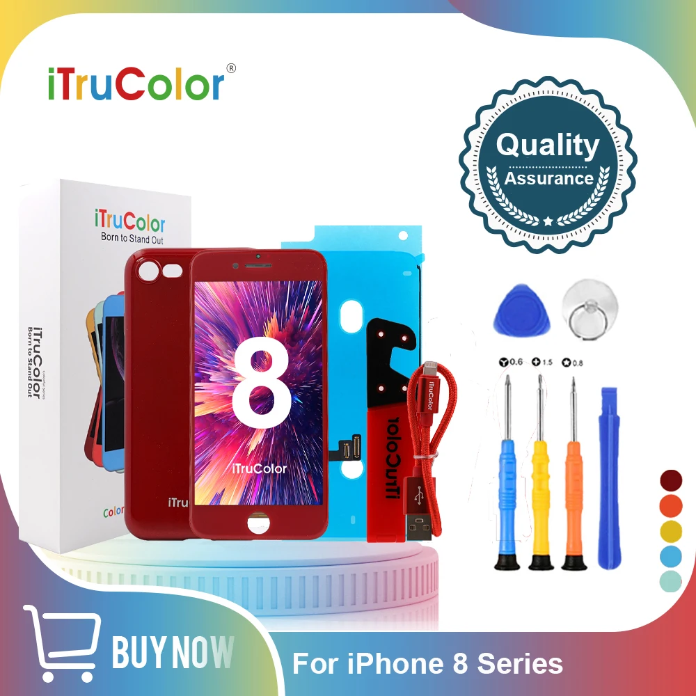 ЖК-экран iTruColor для iphone 8 сменный ЖК-дисплей и сенсорный дигитайзер в сборе