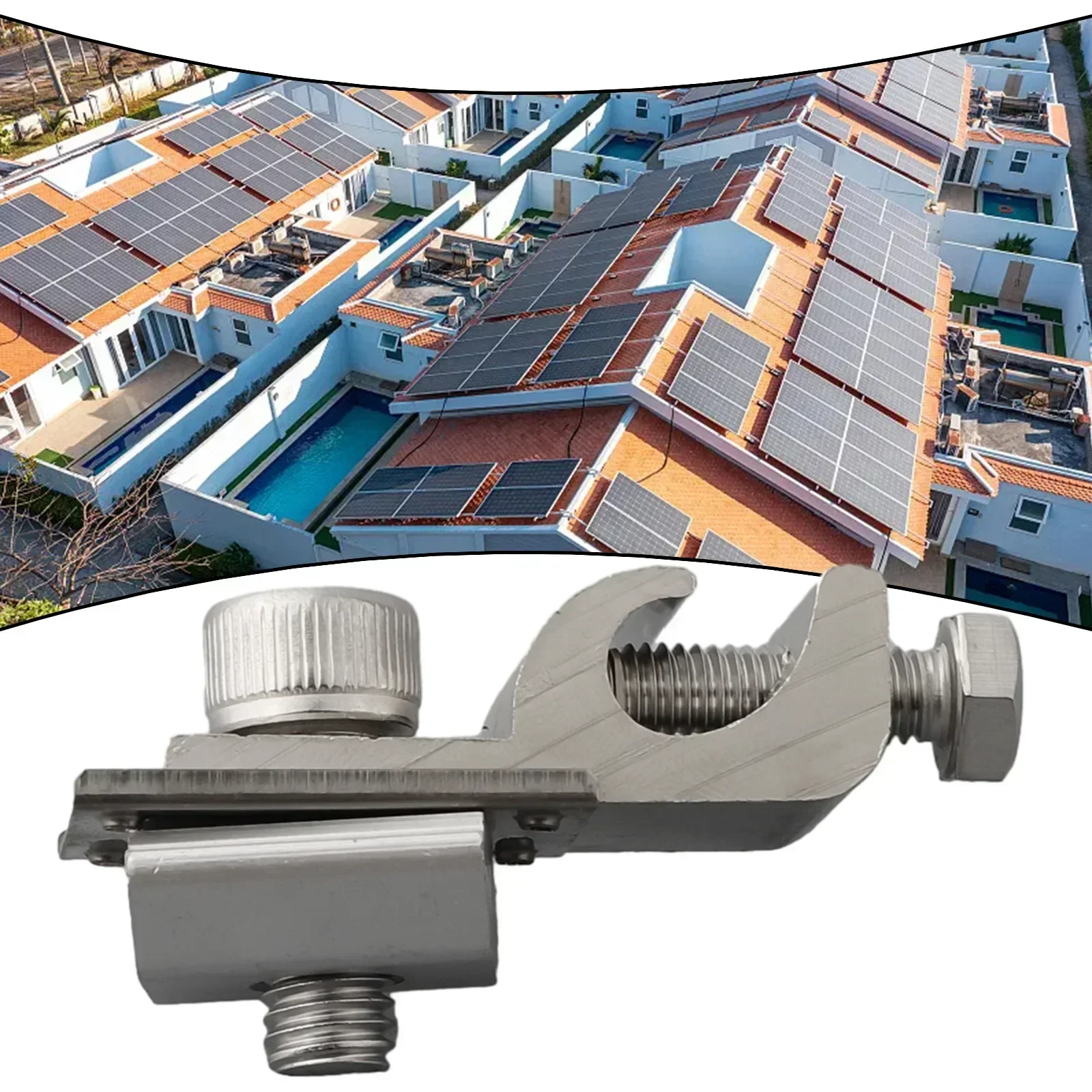 Монтажный кронштейн для солнечной панели зажимы заземления крепежные детали