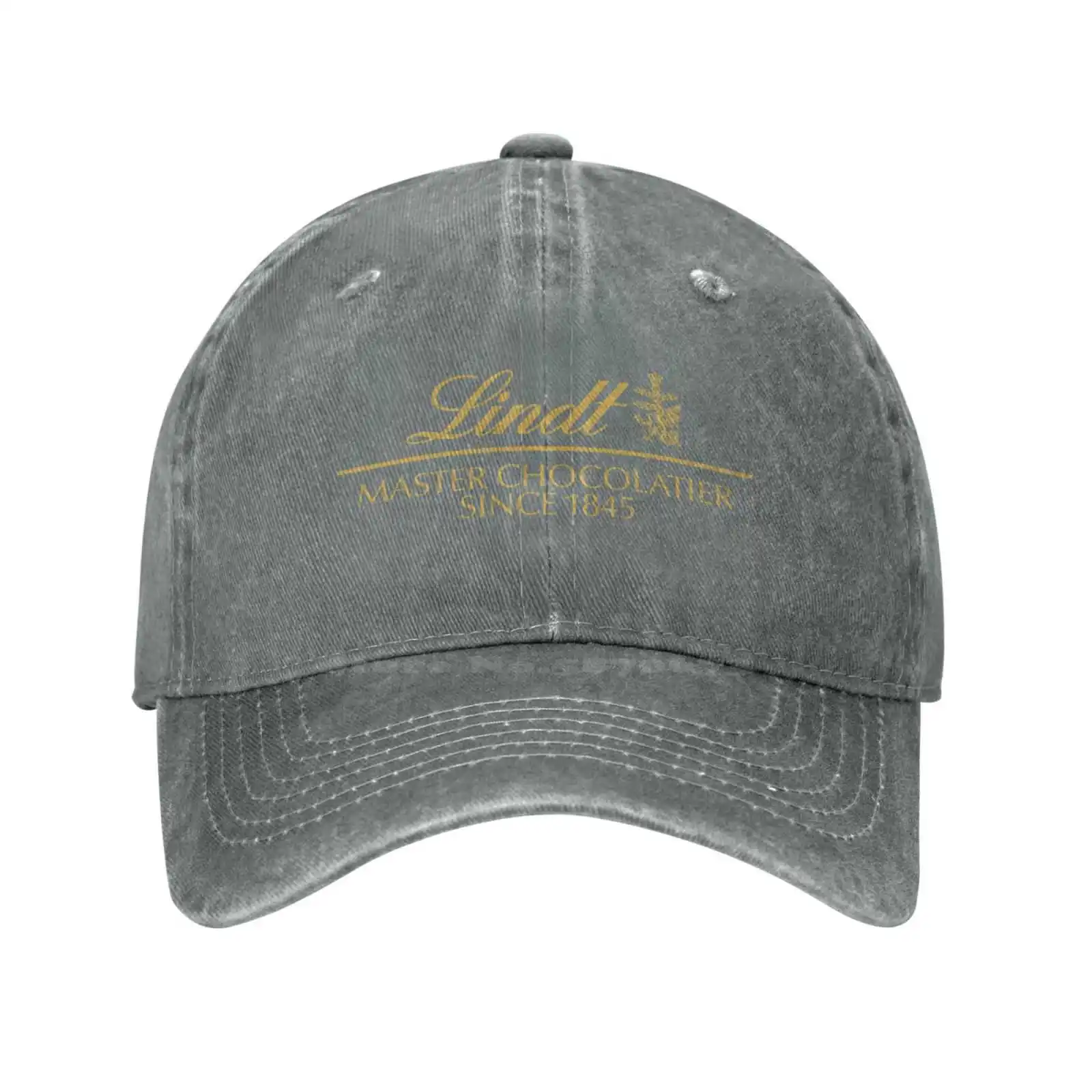 

Lindt Logo Printed Graphic Brand Logo High-quality Denim cap Knitted hat Baseball cap