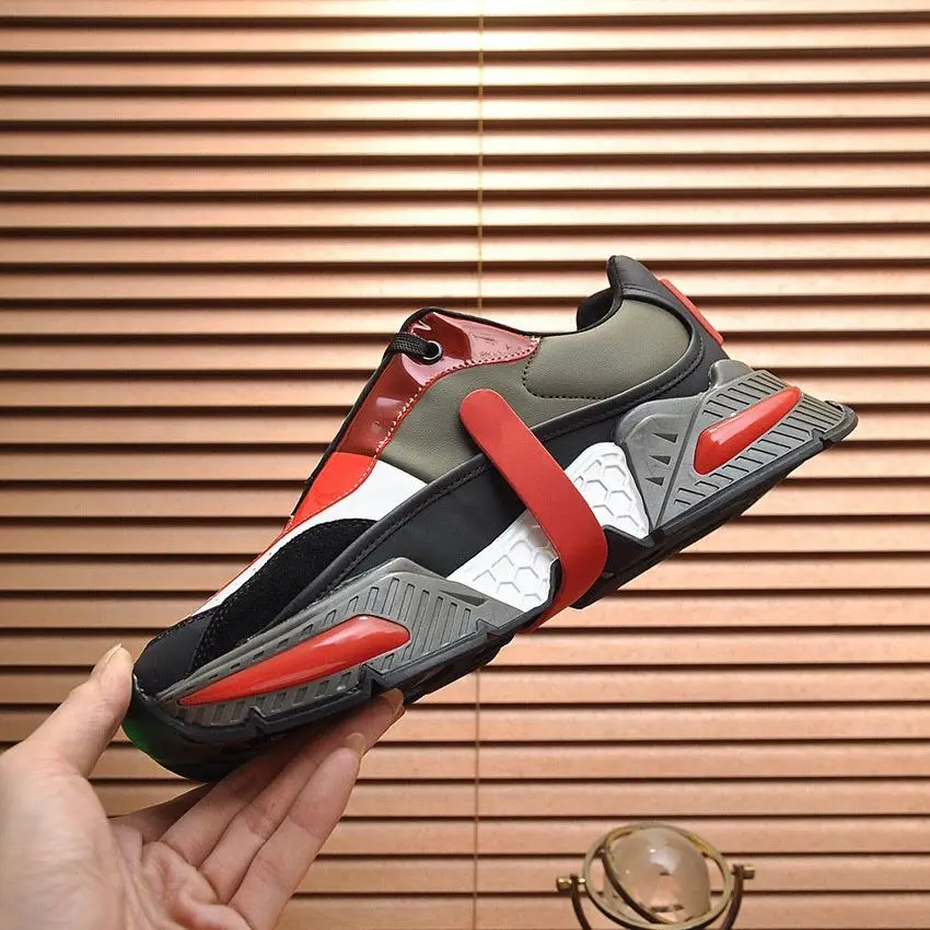 

New Brand Designer Real Cow Leather Men's Sport Shoes Cotton Inside Fashion Casual Sneakers Rubber Antiskid Sole qhdcg23