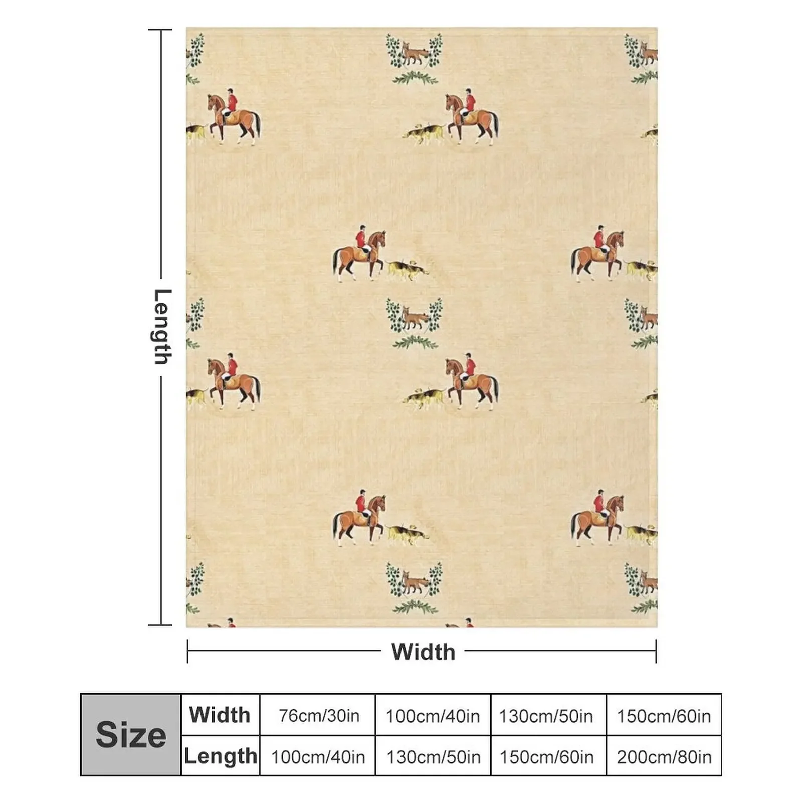 Теплое плюшевое одеяло Foxhunt